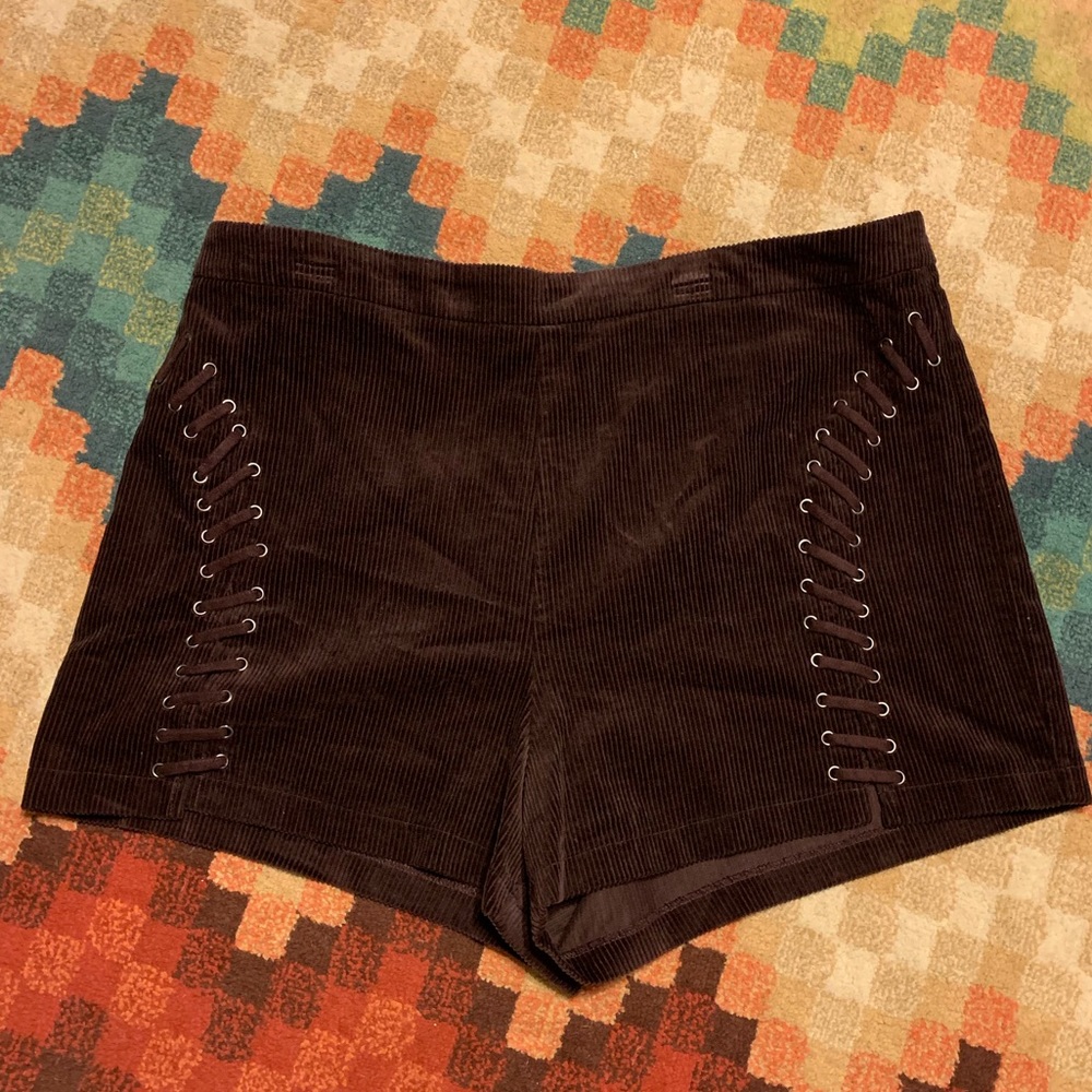 EUC Forever 21 Plus Brown Corduroy Shorts 3X